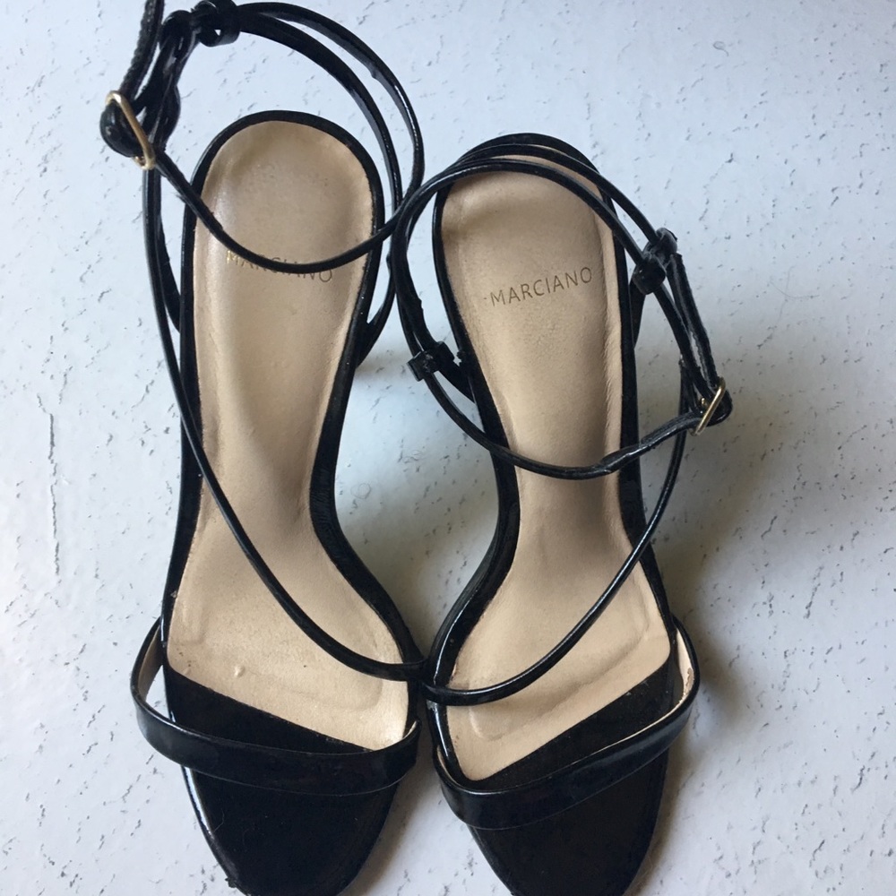 Marciano patent leather sandal heels - Picture 2 of 4